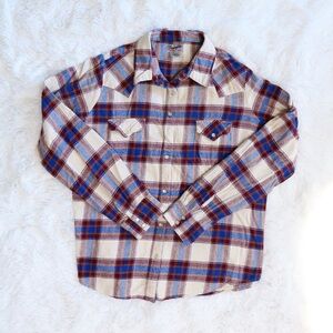 WRANGLER Wrancher Women’s Pearl Snap Flannel Shirt